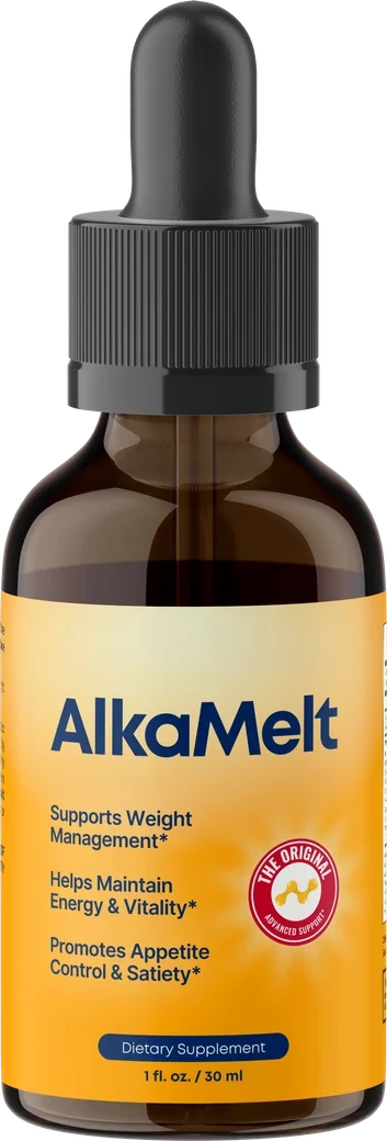 AlkaMelt liquid wellness drops bottle